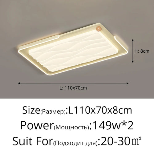Modern creative ceiling lights for elegant interior decor - vue 12 sur 12