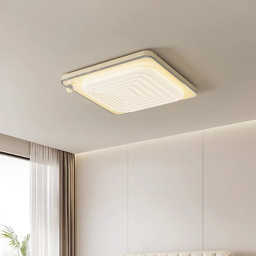 Elegant retro medieval-style wooden LED ceiling light - vue 4 sur 12