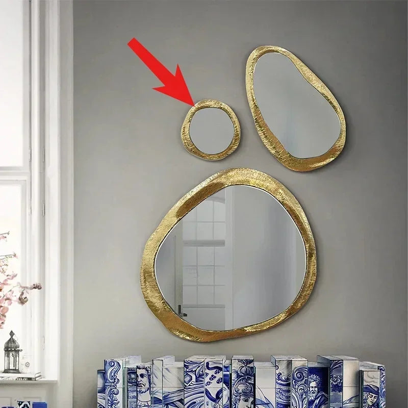 decorative wall mirrors luxury vintage compact aesthetic large format