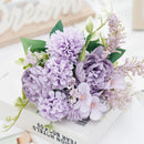 Silk peony bridal bouquets floral decorations for weddings