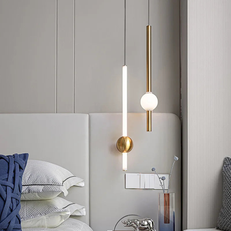 Modern LED chandelier nordic minimalist design for elegant interiors - vue 3 sur 12