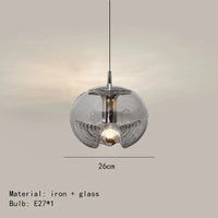 Elegant glass wall light for interiors with chrome metal