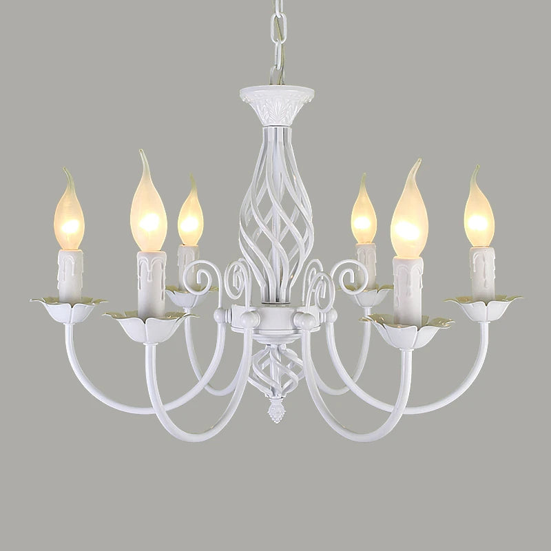 Vintage metal chandelier for elegant interior décor