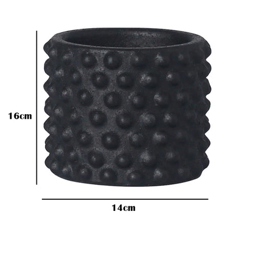 Nordic style retro cement flower pot for home decoration - vue 18 sur 33