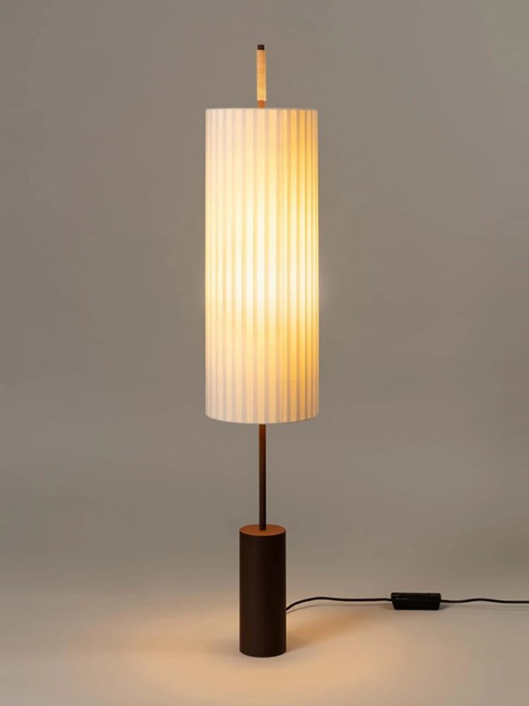 Japanese creative design fabric floor lamp