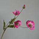 Artificial poppy flower for party and garden decoration