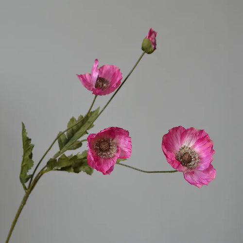 Artificial poppy flower for party and garden decoration - vue 11 sur 18