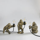 Nordic king kong customisable resin animal table lamp