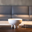ceramic flower pot tripod flower vase desk storage