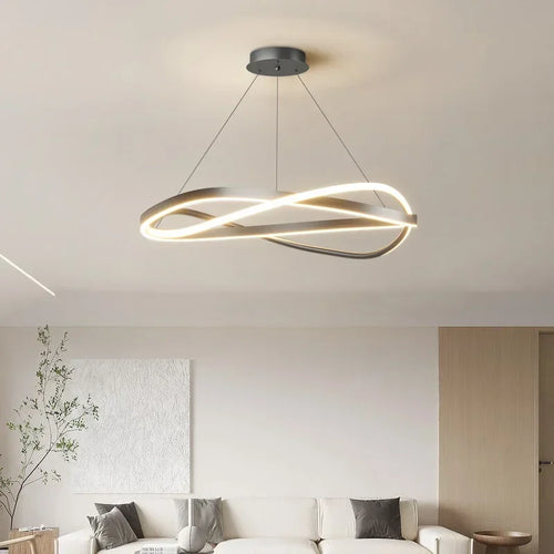 Modern LED pendant light for elegant interior décor - vue 5 sur 12