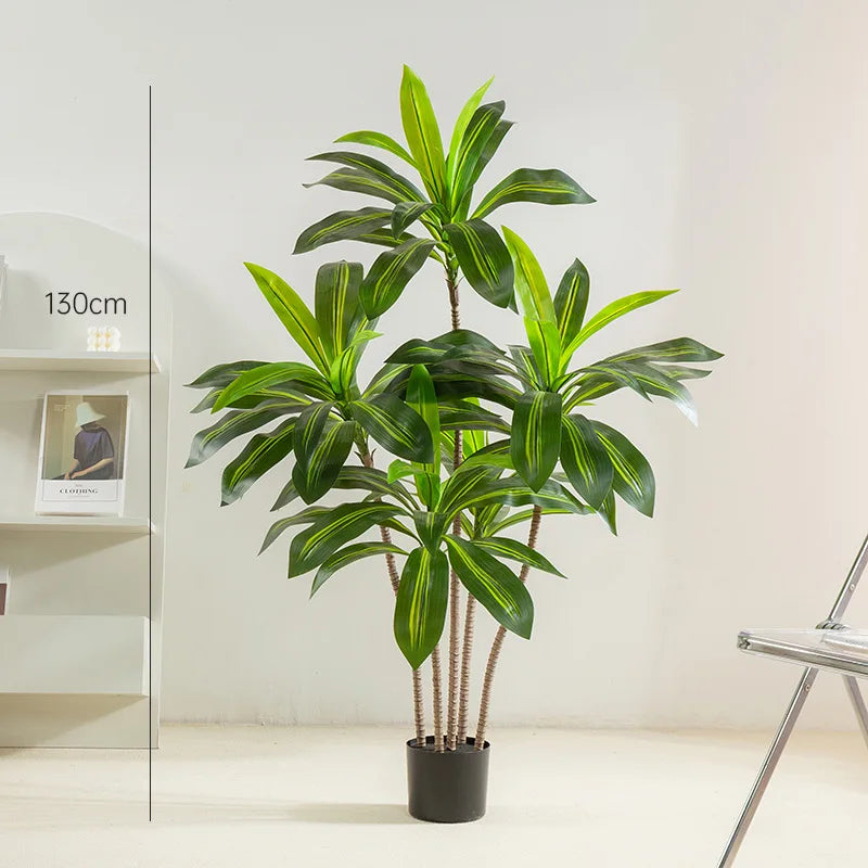 Artificial potted tree green interior decor Brazilian wood - vue 7 sur 9