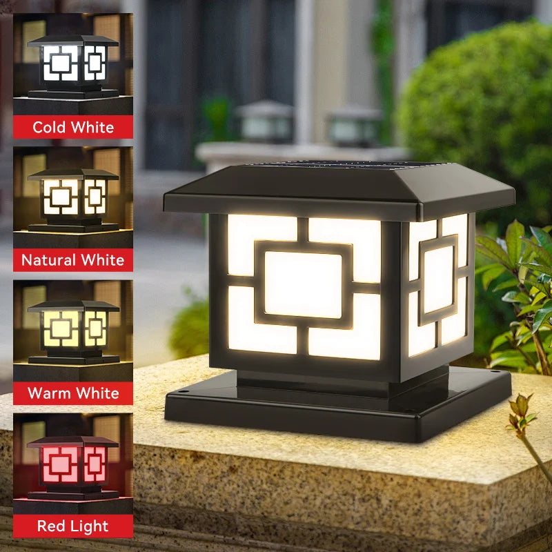 Waterproof solar LED garden lights with remote control