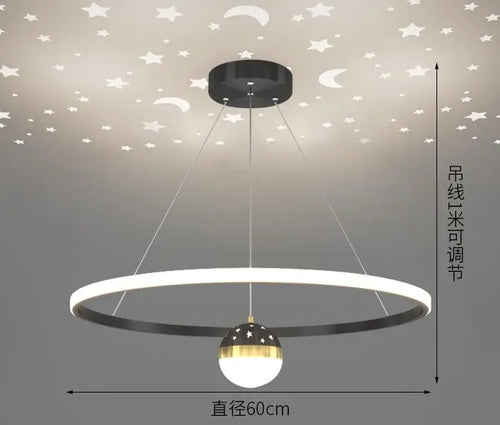 Modern silica LED pendant chandelier for restaurant and office