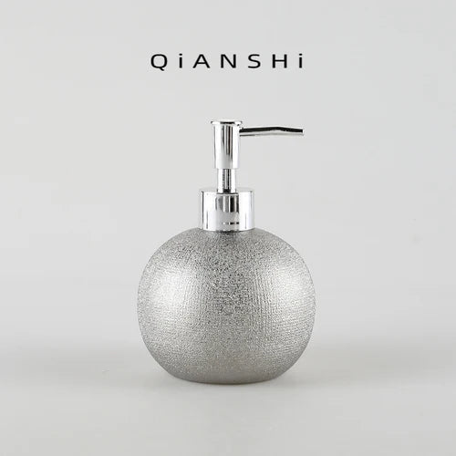 ceramic bottle for lotion, shampoo and soap - vue 9 sur 9
