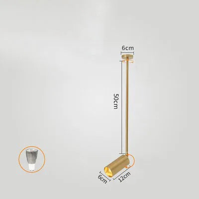 Pole-mounted spotlight for shops and nail salons - vue 9 sur 21