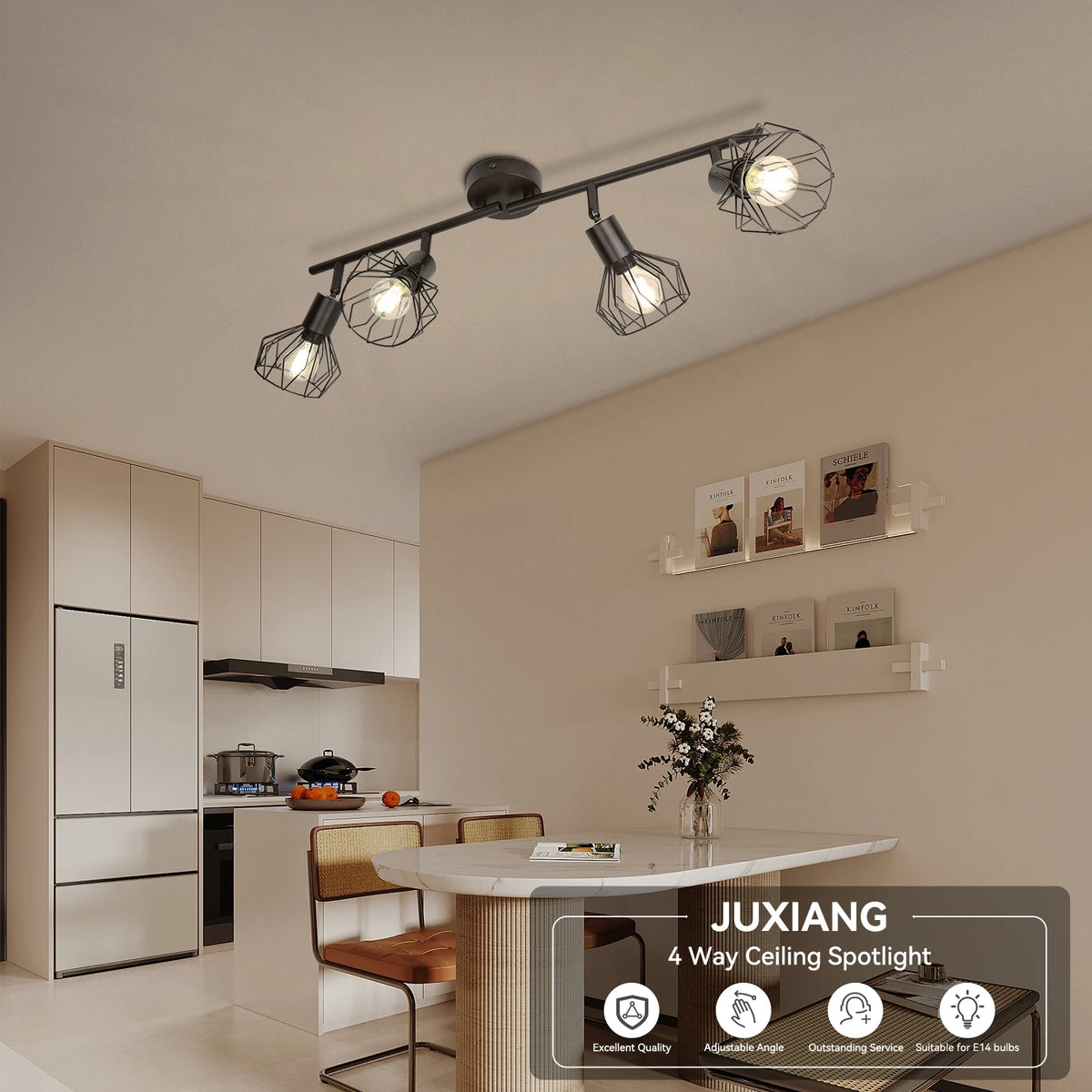 Modern designer chandelier for elegant and contemporary indoor lighting