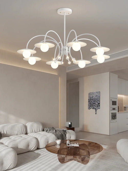 Modern glass chandelier for creative and artistic interior decoration - vue 4 sur 12