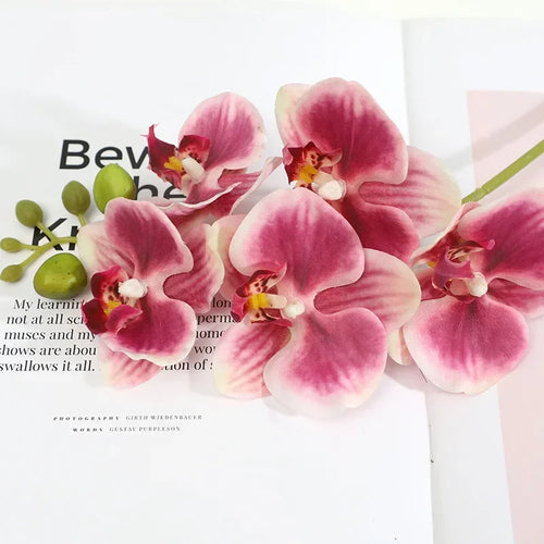 Realistic artificial phalaenopsis flowers for various decorations - vue 9 sur 11