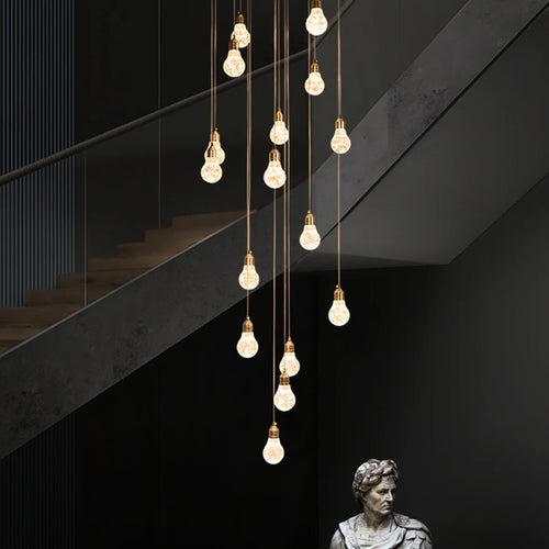 Modern crystal chandelier for elegant interior decoration - vue 2 sur 14