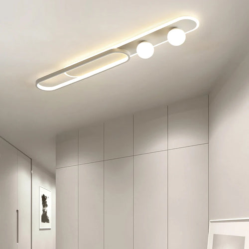 Modern LED ceiling light for foyer, hotel lobby and home - vue 3 sur 18