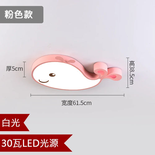 plafonnier led baleine éclairage créatif moderne pour enfant - vue 13 sur 15