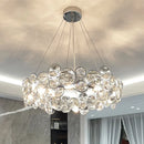 Modern nordic style crystal chandelier for luxurious interiors