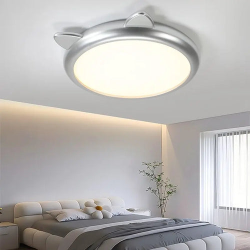 Cute cat ceiling light for children's room - vue 4 sur 8