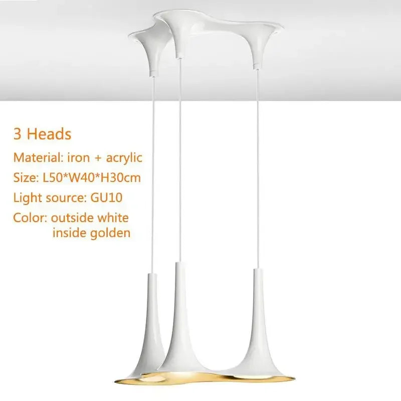 Italian design metal pendant light for modern interiors