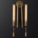 Modern copper wall light