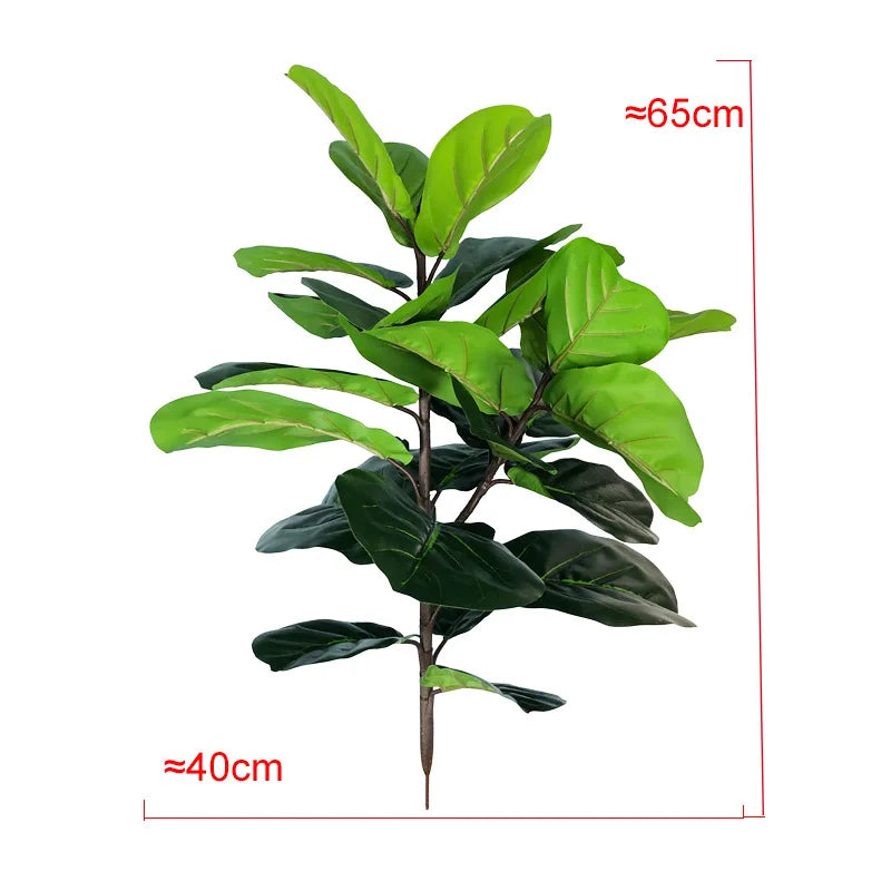 Artificial ficus lyrata plant for indoor and outdoor decoration - vue 16 sur 18