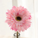 Set of artificial gerbera flower heads for indoor and outdoor decoration