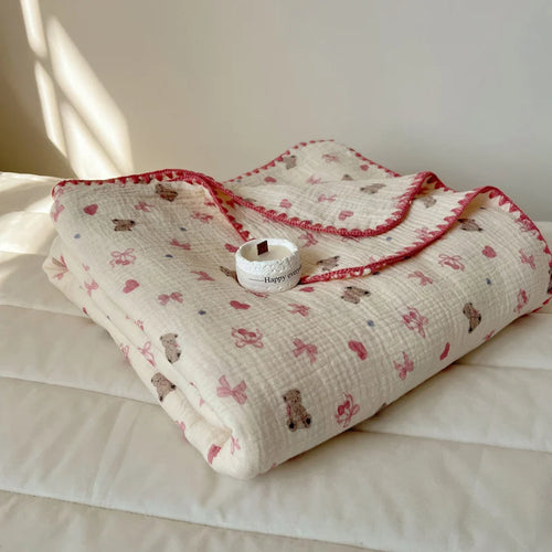 Lightweight cotton crepe plaid with check pattern for children – summer - vue 6 sur 6