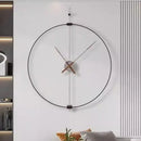 silent and aesthetic wall clock for interior decoration