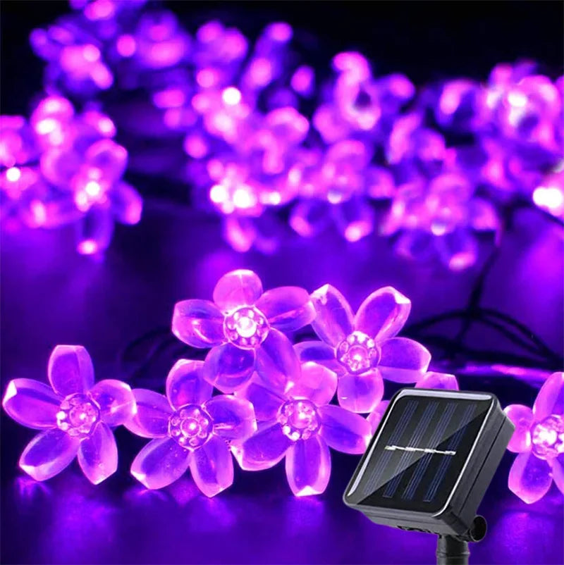 Solar garden fairy string lights for outdoor decoration - vue 11 sur 11