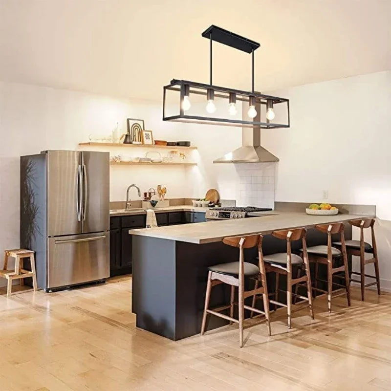 Retro industrial style LED ceiling pendant light with adjustable cable