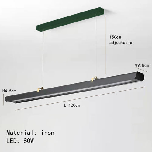 Minimalist LED ceiling pendant light for restaurant, bar or shop
