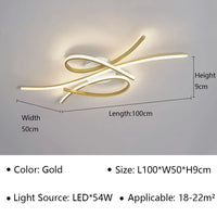 Modern LED ceiling light for hotel and interior