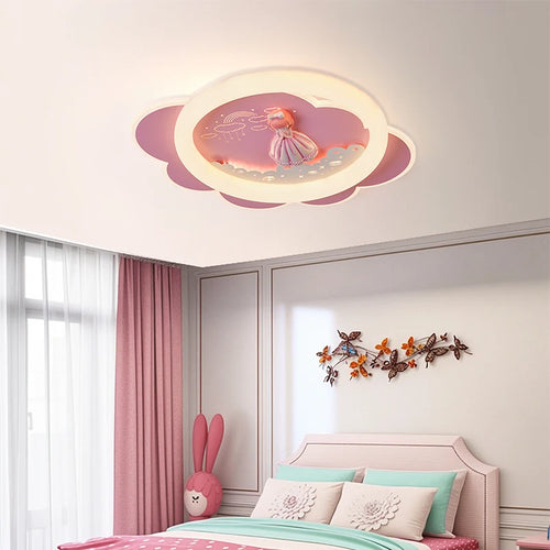 Creative LED children's ceiling light with eye protection - vue 6 sur 8