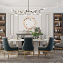 Modern decorative wall mirror with elegant sunburst design