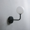 Vintage black iron LED retro wall light