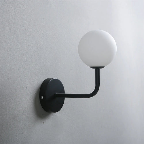 Vintage black iron LED retro wall light - vue 6 sur 12