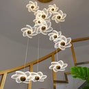 Modern decorative chandelier for luxury hotel lobby duplex