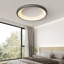 Modern round ceiling light with decorative outer ring