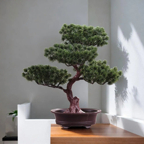 Artificial potted tree for elegant interior decoration - vue 7 sur 6