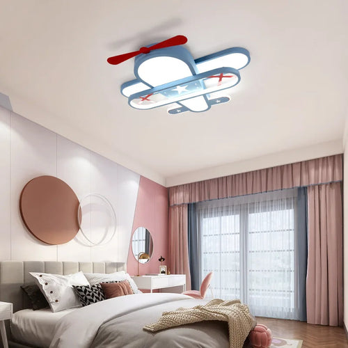 Airplane chandelier for children's room nordic creative decor - vue 5 sur 10