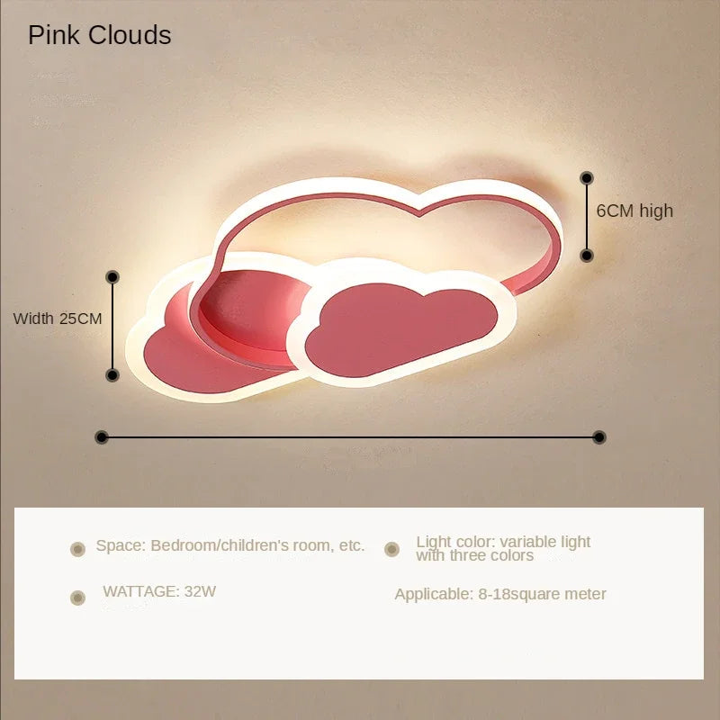 Modern LED ceiling light for children home decor