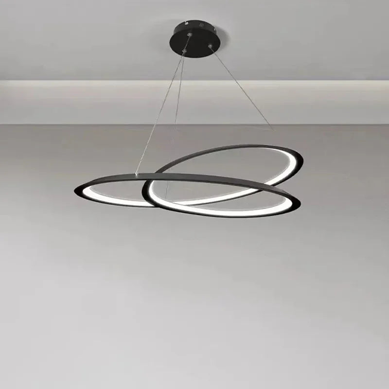 Modern LED pendant chandelier decorative indoor light - vue 4 sur 8
