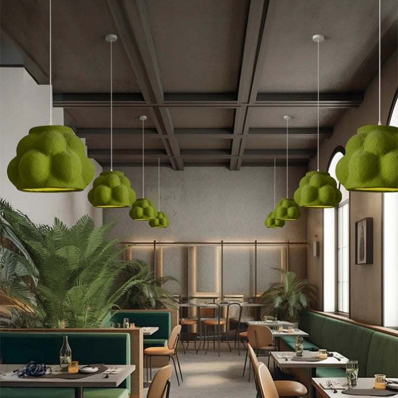 Creative Japanese LED chandelier for artistic interior decoration