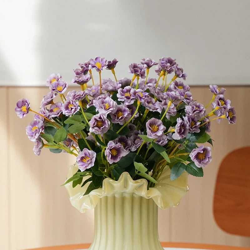 Artificial silk rose flowers for weddings and decoration - vue 5 sur 13