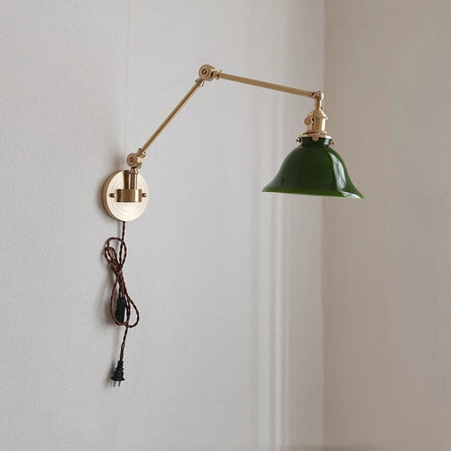 Iwhd copper wall light with rotating long swing arm - vue 11 sur 23